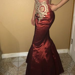 Copper/Red Mermaid Dress